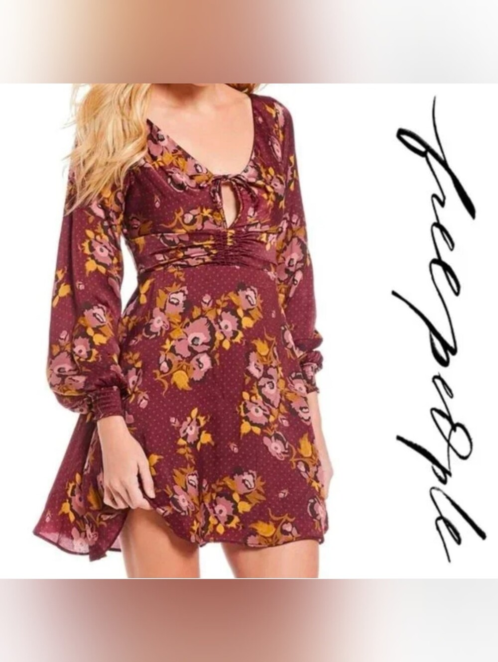 Free People Morning Light Mini Dress